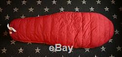 Marmot Womens Teton Down Sleeping Bag, 0 degree F (-18C), Red, Regular