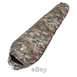 Military Camouflage Mummy Sleeping Bag Duck Down Survival Outdoor Necessity Bags
