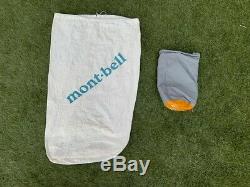 MontBell Down Hugger Sleeping Bag 800 Fill #2 Long Right Zipper 25°F