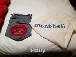 MontBell Ultra Light Super Spiral Hugger #0 degree 800 down sleeping bag long