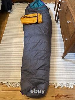 Mont Adventure Equipment Telemark Sleeping Bag Down Fill Long RH VGUC