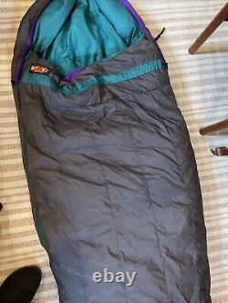 Mont Adventure Equipment Telemark Sleeping Bag Down Fill Long RH VGUC