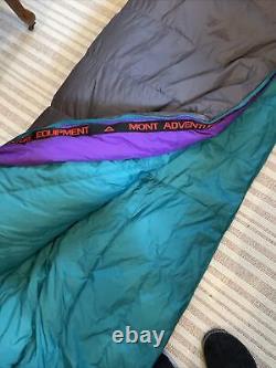 Mont Adventure Equipment Telemark Sleeping Bag Down Fill Long RH VGUC