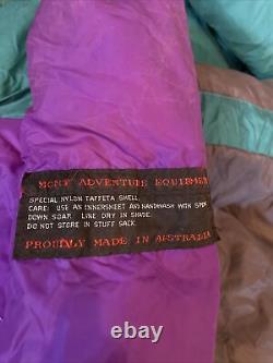 Mont Adventure Equipment Telemark Sleeping Bag Down Fill Long RH VGUC