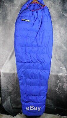 Moonstone Mummy Sleeping Bag 82 Long Blue Down Filled