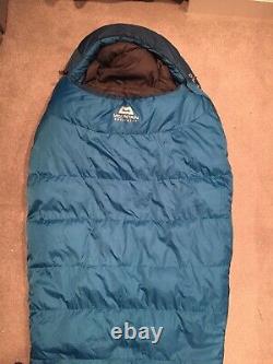 Mountain Equipment Classic 500 Down Sleeping Bag Colour Blue Size Short