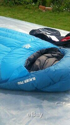 Mountain Equipment Glacier 750 Down Insulated Sleeping Bag Superb