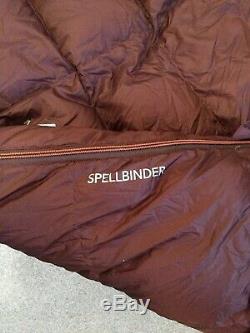 Mountain Equipment SPELLBINDER Reg Down Sleeping Bag Brown