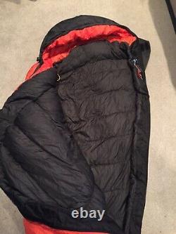 Mountain Equipment Snowline 750 Down Sleeping Bag Colour Orange/Black