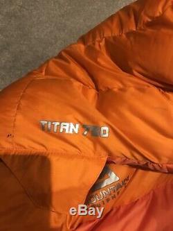Mountain Equipment TITAN 750 Down Sleeping Bag Orange