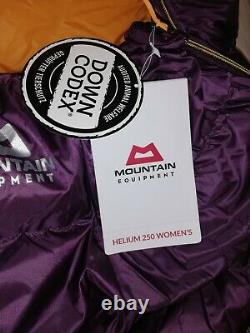 Mountain Equipment Womens Helium 250 Sleeping Bag LONG Left Zip