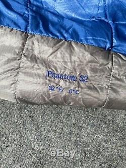 Mountain Hardware Phantom 32 Down Long Sleeping Bag 800 Fill Goose Ultralight