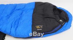Mountain Hardwear 15 Degree Galaxy SL Reg 78x 30 600 Down Sleeping Bag Blue