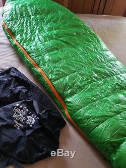 Mountain Hardwear 800fp Down Phantom Flame 15 Degrees Sleeping Bag Regular Left