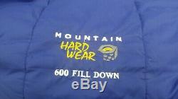 Mountain Hardwear Galaxy 20 Deg 600 Fill Down 80x30 Mummy Sleeping Bag Blue