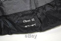 Mountain Hardwear Ghost SL Conduit -40 Degree 800 Fill Sleeping Bag RH Zip LONG