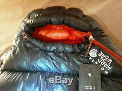 Mountain Hardwear Ghost Whisperer 20f Sleeping Bag 900fp Long Left Nwt