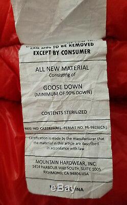 Mountain Hardwear Mountain Speed 32 850fp Goose Down Sleeping Bag Regular Left