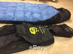 Mountain Hardwear Phantom 15, 800 Fill Down Ultralite Sleeping Bag RH Zip 78