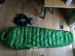 Mountain Hardwear Phantom Flame 15º Long 800 fill down sleeping bag NWT