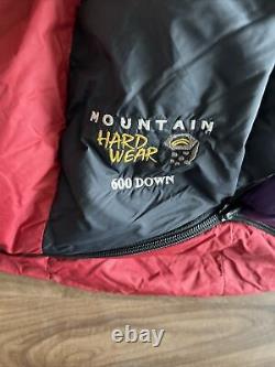 Mountain Hardwear Tioga Mummy Down Sleeping Bag Large 84x31 WithCarrying Bag