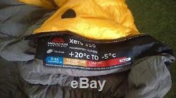 Mountain equipment down sleeping bag xero 350