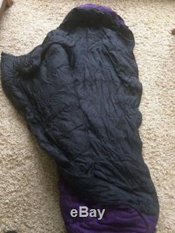 Mountan Equipment Co-Op Down Mummy Sleeping Bag Purple