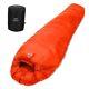 Mummy Sleeping Bag3-4 Season Camping Sleeping Bag For Adults-14? Orange-down