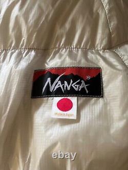 NANGA BRAND JAPANESE DOWN SLEEPING BAG LEVEL8 -20 UDD Bag GREY Regular NWT