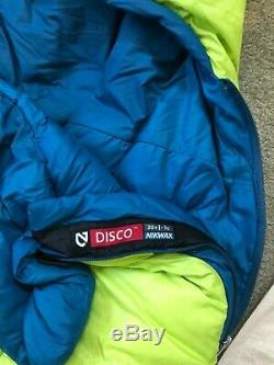 NEMO DISCO 30 DOWN SLEEPING BAG SPOON SHAPE. Excellent Condition