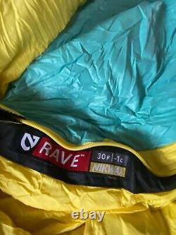NEMO RAVE (30°F) Women's Reg. 650 Fill Down Sleeping Bag for Backpacking Camping