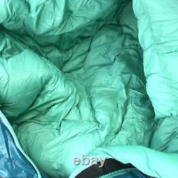 NEMO RAVE SLEEPING BAG With NIKWAX HYDROPHOBIC DOWN 15F (-9C) JADE/SEA GLASS, LONG