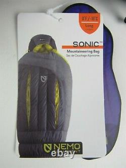 NEMO Sonic 0 Degree Sleeping Bag-Long