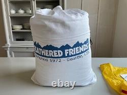 NEW Feathered Friends Flicker UL 20 Quilt Sleeping Bag Titanium Gray Long