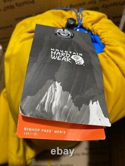 NEW Mountain Hard Wear Sleeping Bag. Men's R Bishop Pass. Down Mummy 15F/-9C
