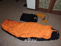 NEW Mountain Hardwear Wraith Down Sleeping Bag -20 Degree F Rating Long/Left Zip
