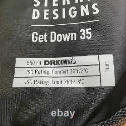 NEW! Sierra Designs 35 Degree Sleeping Bag 550 Fill Power Dri-Down Mummy