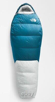 NWT The North Face Blue Kazoo Eco 700-Down Lightweight Sleeping Bag Long Right