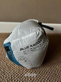 NWT The North Face Blue Kazoo Eco 700-Down Lightweight Sleeping Bag Long Right
