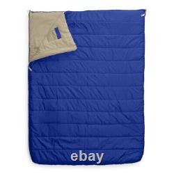 NWT The North Face Eco Trail Double 2 Person 20F / -7C Sleeping Bag LONG LH Blue