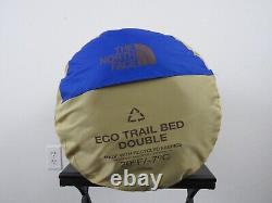 NWT The North Face Eco Trail Double 2 Person 20F / -7C Sleeping Bag LONG LH Blue