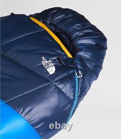 NWT The North Face One Bag 700 Sleeping Bag Regular Super Sonic Blue/Arrow wood