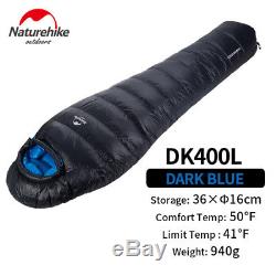 NatureHike NH15D800-K Mummy Duck Down Sleeping Bag For Hiking Camping Traveling