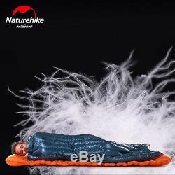 Naturehike Ultralight Goose Envelope Sleeping Bag Waterproof Camping Hiking Warm