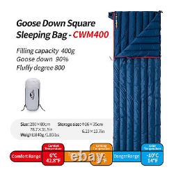 Naturehike White Goose Down Sleeping Bag Lightweight Compact Portable for Adults