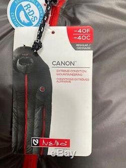 Nemo Canon -40F/ -40C sleeping bag, regular, down, New with tags