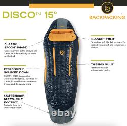 Nemo Men's Disco 15 Degree Insulated Down Sleeping Bag Long (Long)
