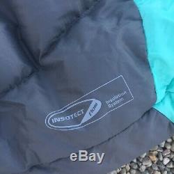 Nemo Rave 30 Long Women's Duck Down Sleeping Bag Sea Glass/Lemon 74x31