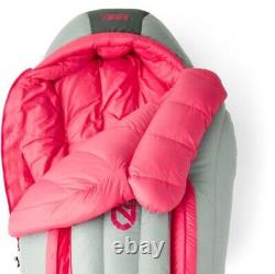 Nemo Riff Down Sleeping Bag, Women's Regular, 15 F, 800 Fill, Right Zip, Pnk/Gry
