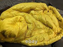 Nemo Sonic 0 Degree Down Mummy Sleeping Bag Camping Size Short New, Patched